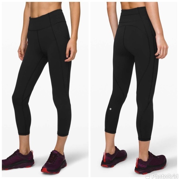 lululemon athletica Pants - Lululemon Time To Sweat Crop 23" In Black
